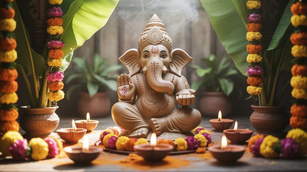 Ganesh Chaturthi decoration ideas at home